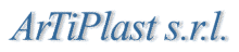 Logo Arti Plast s.r.l., blu e grigio.
